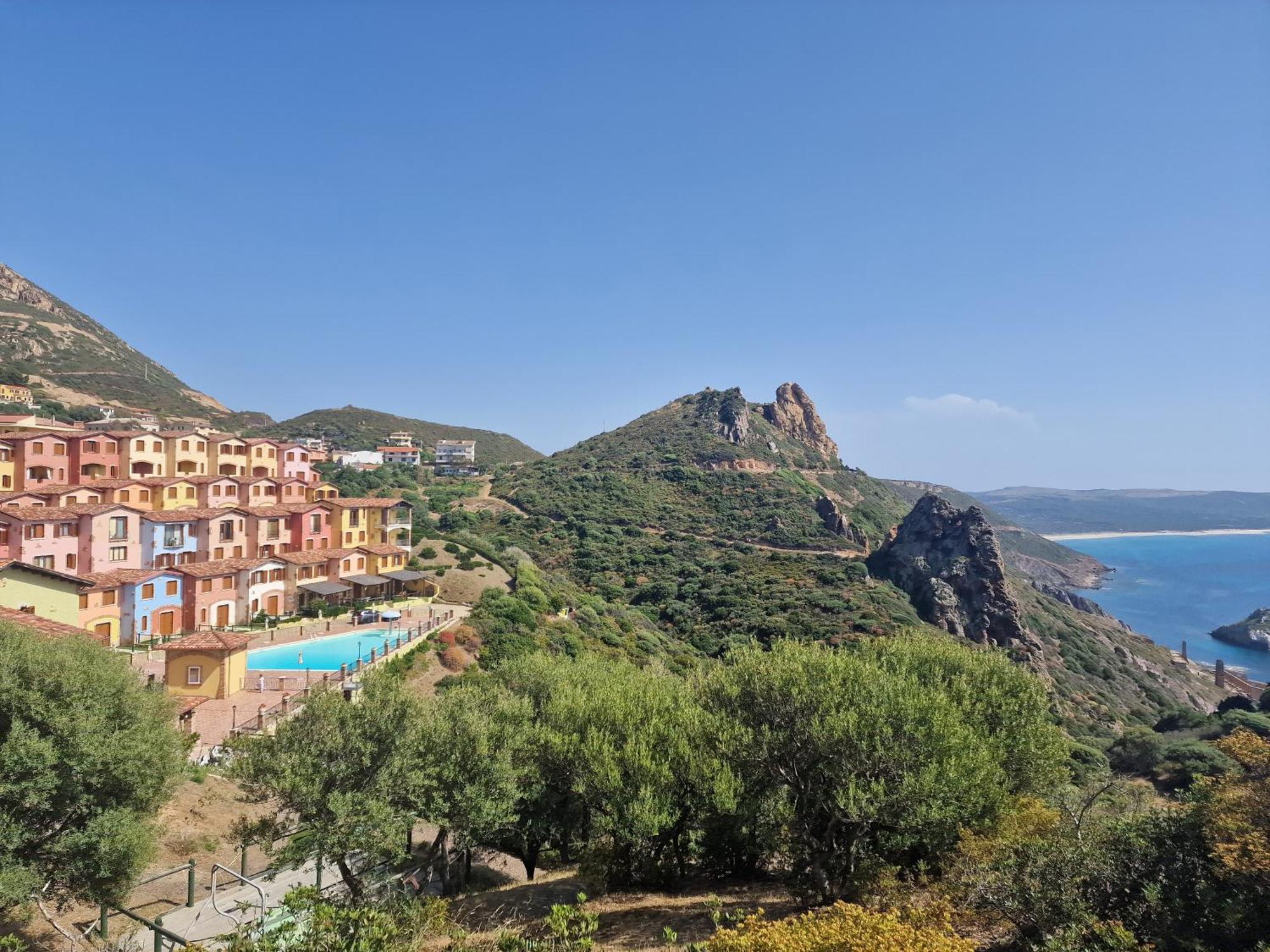 Вилла La Perla E Le Conchiglie Tanca Piras Vista Mare Nebida Экстерьер фото